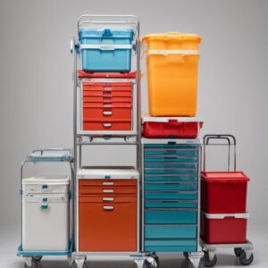 Emergency cart trolley