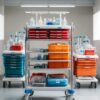 hospital linen cart