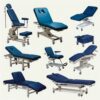 Examination bed for clinic size