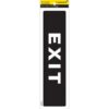 Information Sign - Exit - White-Black - 185 x 50mm - SIGNAEX(R)