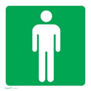 ABS Signage - Men's Toilet - 150 x 150mm - SIGNMT