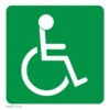 ABS Signage - Physically Challenged - 150 x 150mm - SIGNHC
