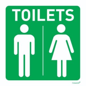 ABS Signage - Unisex Toilet - 190 x 190mm - SIGNUT190