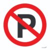 ABS Signage - No Parking - 190 x 190mm - SIGNNP190