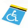 Vehicle Signage - Physically Challenged Decal Signage - 162 x 172mm - DECAL-HV