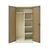 Gents Steel Wardrobe - Metal Mens Cupboard - 180 x 90 x 45 cm - WDR01-ivorykaroo