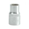 Bi-hex Socket - 12 Point - Chrome Vanadium - 1/2" Connector - Standard Length - 12mm - YT-1274