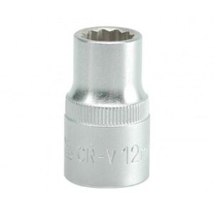 Bi-hex Socket - 12 Point - Chrome Vanadium - 1/2" Connector - Standard Length - 12mm - YT-1274