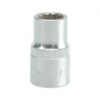 Bi-hex Socket - 12 Point - Chrome Vanadium - 1/2" Connector - Standard Length - 13mm - YT-1275