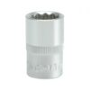 Bi-hex Socket - 12 Point - Chrome Vanadium - 1/2" Connector - Standard Length - 17mm - YT-1279