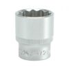 Bi-hex Socket - 12 Point - Chrome Vanadium - 1/2" Connector - Standard Length - 27mm - YT-1289
