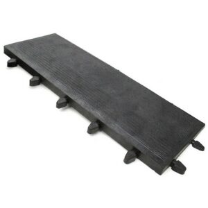 Male Edging for MK3 Drainage and Bakkie Mat - 48 x 18 x 2 cm - Black - RUBMK3RM