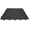 Rubber Tile - Tough Deck MK3 - Drainage and Bakkie Mat - 48 x 48 x 2 cm - Black - RUBMK3