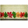 Doormat - Design Coir Welcome Leaves - 70 x 40 x 1.4 cm - CMD00005