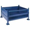 Stillage Bin - Stackable Steel Bin - Half Drop Side - Blue - 1200Kg - SBD3224