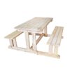 Family Picnic Table - Solid Pine - TOOG934