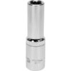 Bi-hex Deep Socket - 12 Point - Chrome Vanadium - 1/2" Connector - 76mm Length - 11mm - YT-12933