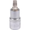 Torx Bit Socket - Male - Chrome Vanadium - 1/2" Connector - Standard Length - T45 x 50mm - YT-04315