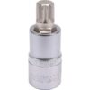 Spline Bit Socket - Chrome Vanadium - 1/2" Connector - Standard Length - M12 x 50mm - YT-04344