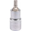 Hex Bit Socket - Chrome Vanadium - 1/2" Connector - Standard Length - HEX 6 x 50mm - YT-04382