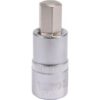 Hex Bit Socket - Chrome Vanadium - 1/2" Connector - Standard Length - HEX 12 x 50mm - YT-04386