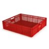 Chick and Confectionery Crate - Vented Base and Sides - Plastic Box - 52.3 x 45.8 x 13.3 cm - Virgin Material - HACCP - PI-CC1-virgin