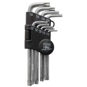 Key Torx Wrench Set - Security - Long - 9 Piece - TOOK1010