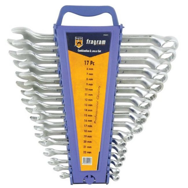 Spanner Set - Combination - 17 Piece - TOOS1611