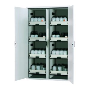 Hazardous Material Safety Cabinet - Acid and Alkali - SL-Line - Upright Double Door - 119.7 x 60.3 x 196.5 cm - IASE30606-1