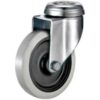 Castor Wheels - Thermoplastic Rubber - Bolt Hole - Swivel - 125mm - TOOC512