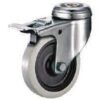 Castor Wheels - Thermoplastic Rubber - Bolt Hole Swivel - Brake - 50mm - TOOC518