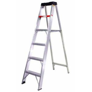 Stepladder - Industrial Heavy Duty A-Frame Aluminium - 16 Steps - 4.8m - LAS16