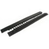 Rubber Mat Male Corner Edge - Fatigue-Step Solid Anti-Fatigue Interlocking Tile - 100 x 8 x 1.8 cm - Black - SS010002M