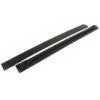 Rubber Mat Female Corner Edge - Fatigue-Step Solid Anti-Fatigue Interlocking Tile - 100 x 8 x 1.8 cm - Black - SS010002F
