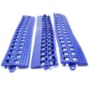 Floor Tile Male Edge - Flexi-Deck Interlinking Anti-Slip Drainage PVC Mat - 30 x 5 x 1.3 cm - Blue - Pack of 3 - FD020002M3