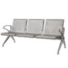 Airport Bench - Indoor and Outdoor Waiting Room Seat - Stainless Steel - Three Seater - Flat Pack - 185 x 67 x 82 cm - PF03