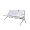 Airport Bench - Indoor Waiting Room Seat - Mild Steel - Heavy Duty - Three Seater - Flat Pack - 185 x 67 x 82 cm - PD03