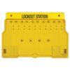 Safety Series Lockout Station Only - Holds 10 Locks - 59.6 x 11.4 x 39.3 cm - MA500133