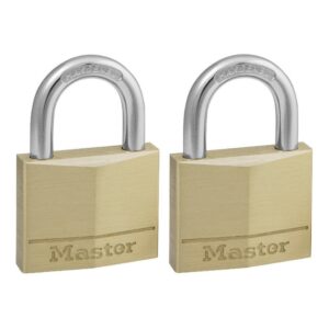 Brass Padlock - Keyed - 40mm - 2 Pack - Pack of 2 - MA205342