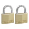 Brass Padlock - Keyed - 40mm - 2 Pack - Pack of 2 - MA205342