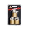 Brass Padlock - 3/KA - Iron - 32mm - Pack of 3 - 97031280
