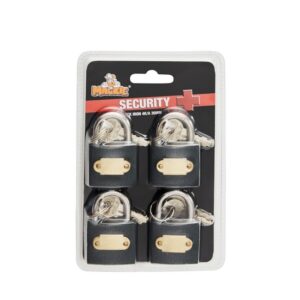 Padlock - Iron - 4k/A - 30mm - Pack of 4 - 97031037