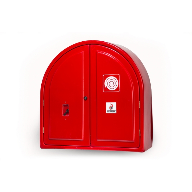 Fire Hose Reel Cabinet - Fibre Glass - Double Door - Closed Back