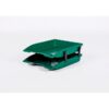 Letter Tray - Plastic - Double - 35 x 26 x 6 cm - Colour Options - Pack of 20 - 013LT-D-G