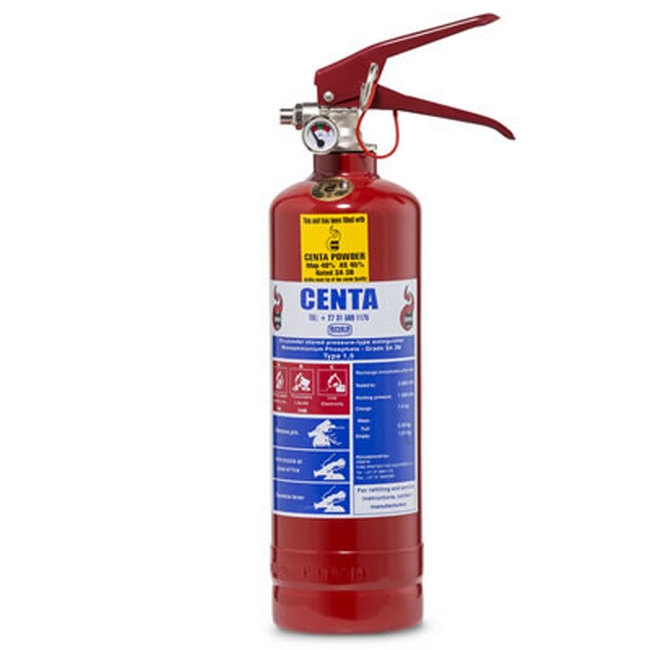 Fire Extinguisher - Full - Standard - A, B and C Class Fires - 2.5kg