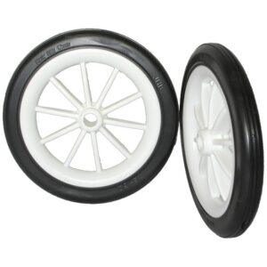 Plastic Spoked Wheels - Polypropylene - 240mm ? - (MOQ 250) - RATB240