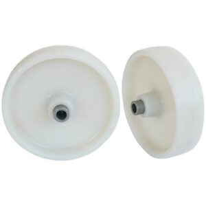 Castor Replacement Wheel with Bush - Nylon - White - 150mm ? - Pack of 2 - N150 - MOQ 200