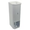 Toilet Paper Dispenser - 3 Roll - Powder Coated Steel - White - TR_03