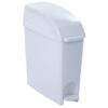 Sanitary Bin - Foot Pedal Operated - Pearl - White - 19L - SW_50