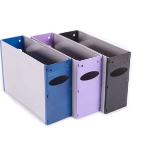 A4 Solid Plastic Filing Container - 32 x 10 x 22 cm - Colour Options - Pack of 20 - 01CSPC
